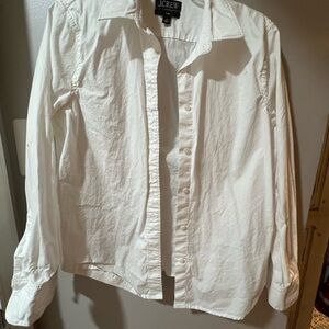J. Crew White Button Down Shirt